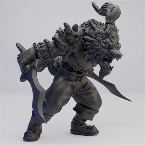 Hot Goblin 狼戦士 ミニチュア ホットゴブリン タバカシ戦士フィギュア