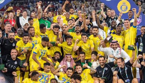 بالفيديو رونالدو يصنع الحدث في احتفالاته باللقب مع النصر النهار أونلاين