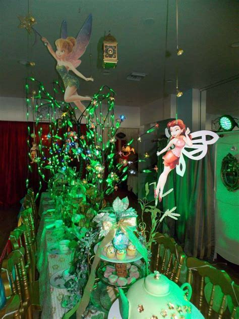 Tinkerbell Birthday Party Ideas Photo 7 Of 12 Tinkerbell Party Fairy Birthday Themes Fairy