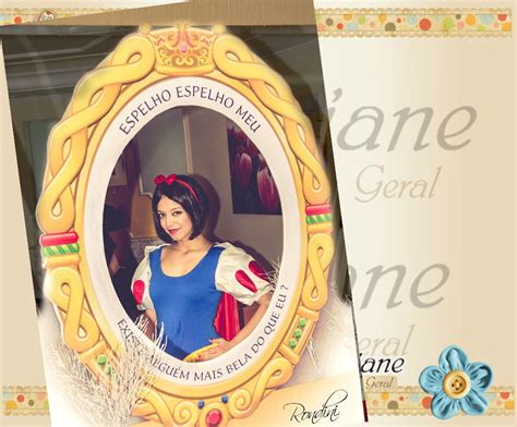 Painel Espelho Mágico Branca de Neve Elo7 Produtos Especiais