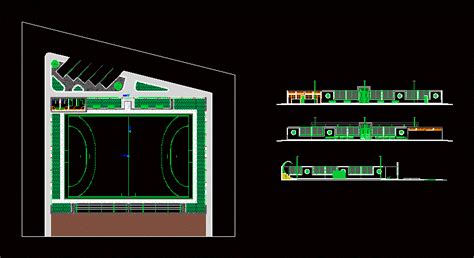 Cancha sintética en AutoCAD Descargar CAD 1 2 MB Bibliocad