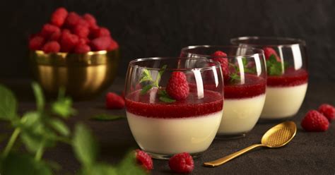 Recette Panna Cotta Coco Et Framboises