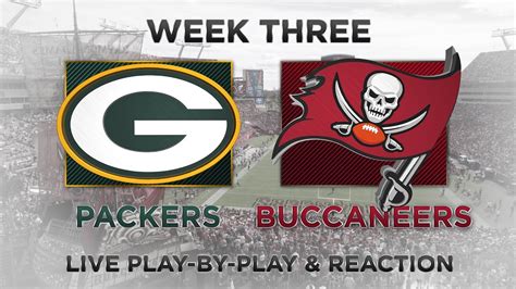 Packers Vs Buccaneers Live Play By Play Reaction YouTube