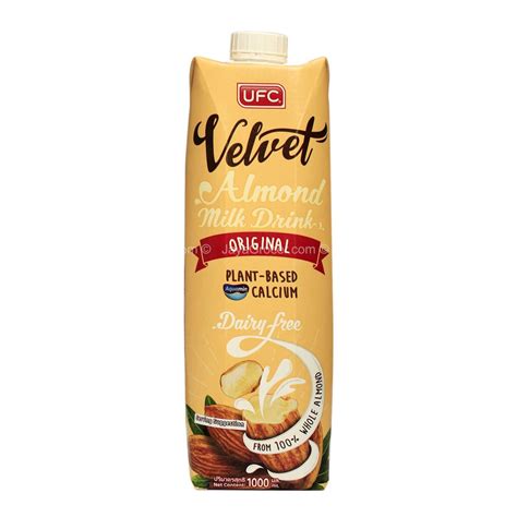 Ufc Velvet Original Almond Uht Milk Drink Original Unsweetened