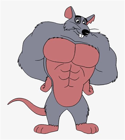 Rat Clipart Muscular Dibujos Animados De Ratas Free Transparent PNG