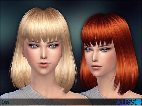 The Sims Resource Anto Echo Hair