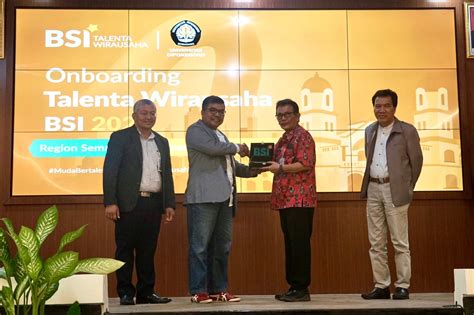 BSI Dan Undip Berkolaborasi Untuk Onboarding Talenta Wirausaha BSI 2023