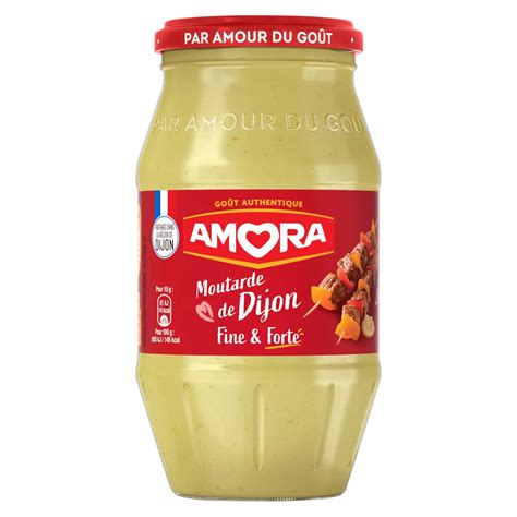 Amora Moutarde De Dijon Fine Et Forte En Bocal 430g Pas Cher Auchanfr