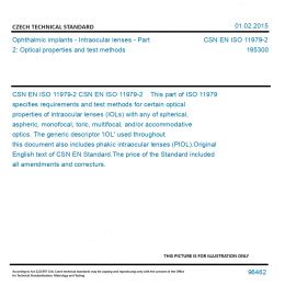 Csn En Iso Ophthalmic Implants Intraocular Lenses Part