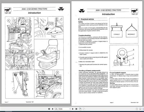 Massey Ferguson Tractors 3000 3100 Series Workshop Service Manual