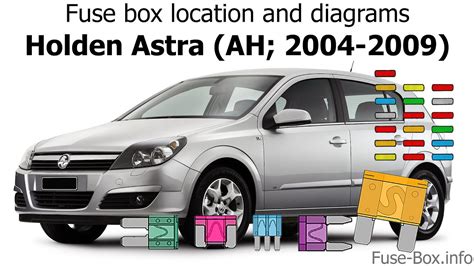 Fuse Box Location And Diagrams Holden Astra Ah Youtube