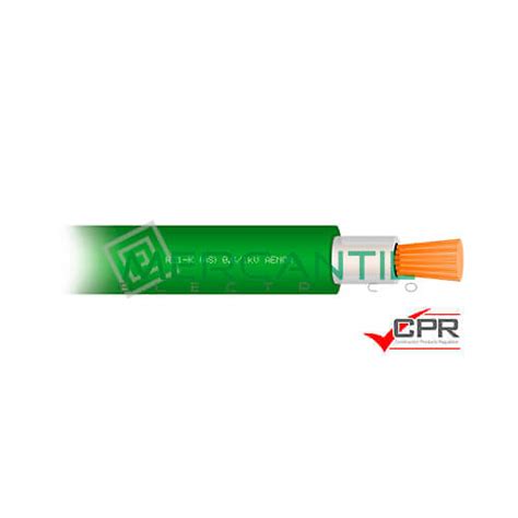 Manguera flexible unipolar libre de halógenos 1x1 5mm 600 1000V CPR RZ1