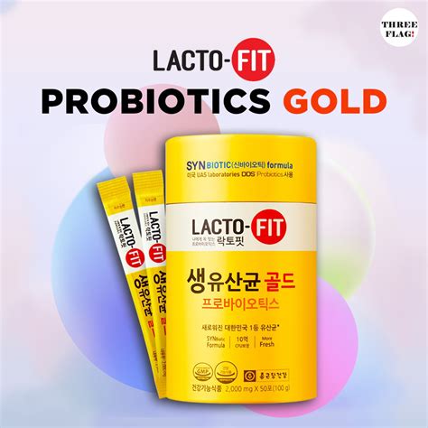 ⚡ready Stock⚡ Lacto Fit Probiotics Gold 50 Sachet Lacto Fit For All Age Shopee Singapore