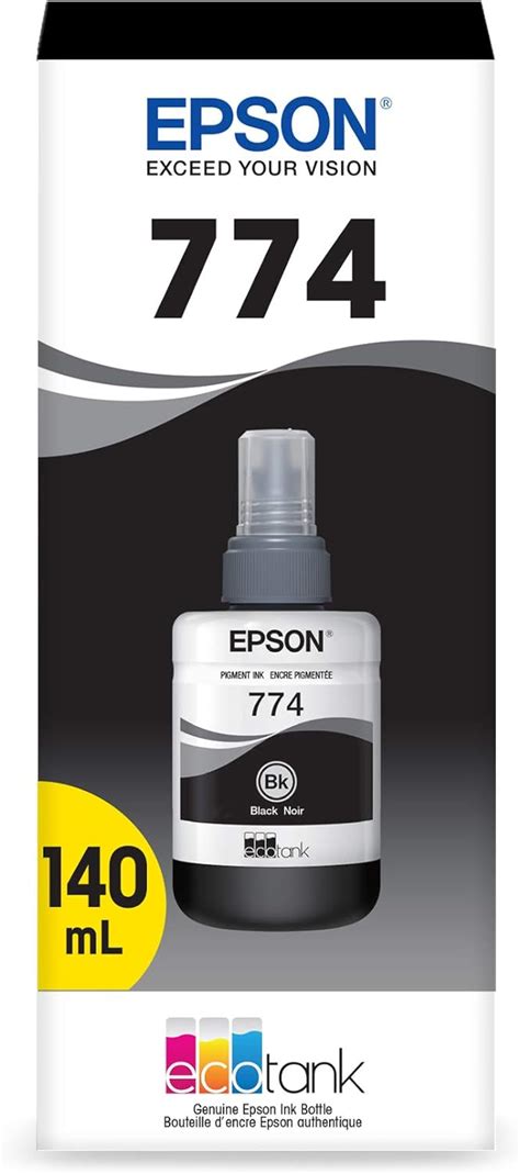 Epson Botella De Tinta Pigmentada Color Negro T Amazon Mx