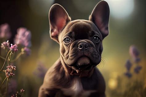 Premium Photo French Bulldog Puppygenerative Ai