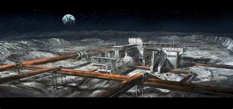 Moon base by gunsbins on DeviantArt