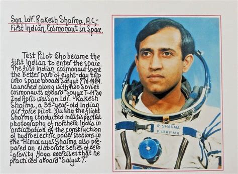 Astronauts Rakesh Sharma