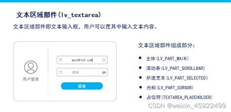 文本区域部件 lv textarea lvgl v8 textarea keyboard CSDN博客