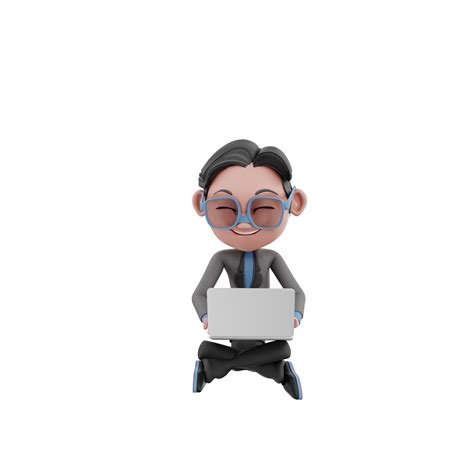 Ilustração De Empresário De Personagem De Renderização 3d 8491428 Png