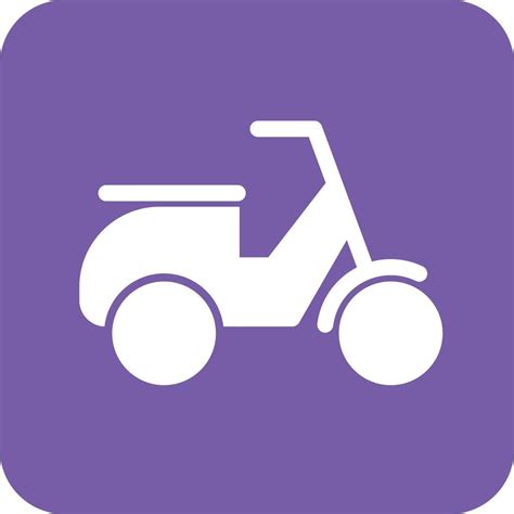 Scooter Glyph Round Background Icon 13383419 Vector Art At Vecteezy