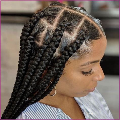 Big Box Braids Hairstyles