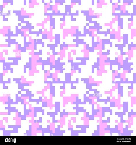 Pixel Camo Seamless Pattern Fashion Pink Trendy Camouflage For Game