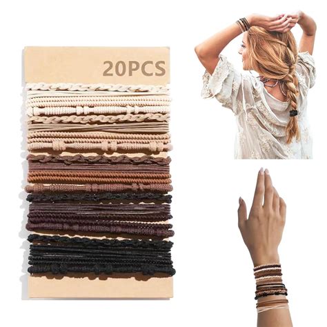 Amazon Pcs Boho Hair Ties Bracelets Cute Hair Ties Elastic