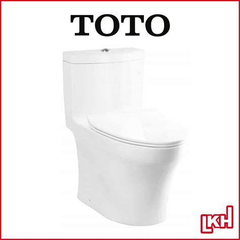 Toto Tornado Flush One Piece Toilet Bowl C889 Lucky Khoon Bathroom Studio