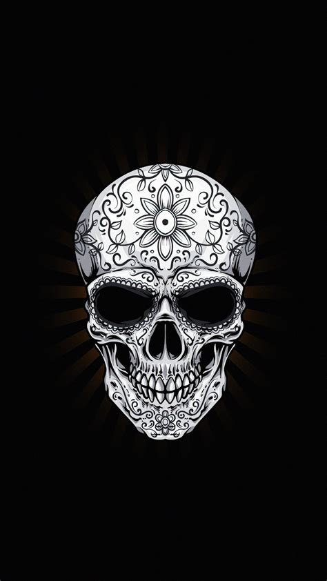 #1402997 #skull, #dark, #black, #artist, #artwork, #digital art, #hd, #4k phone wallpaper - Rare ...