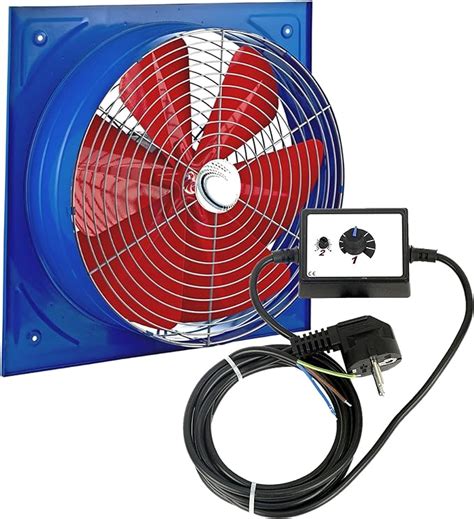 Uzman Versand Mm Ventilateur Mural Avec Variateur De Vitesse Watt