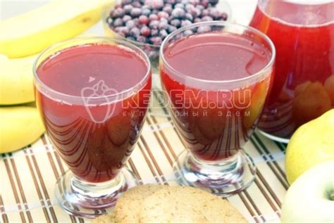 Брусничный морс - Пошаговый рецепт с фото. Напитки. Безалкогольные напитки