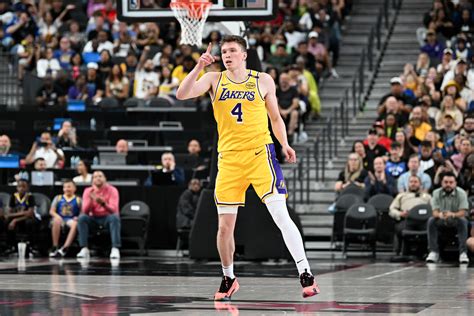 Dalton Knecht Stats Tonight Lakers Rookie Wreaks Havoc In Preseason