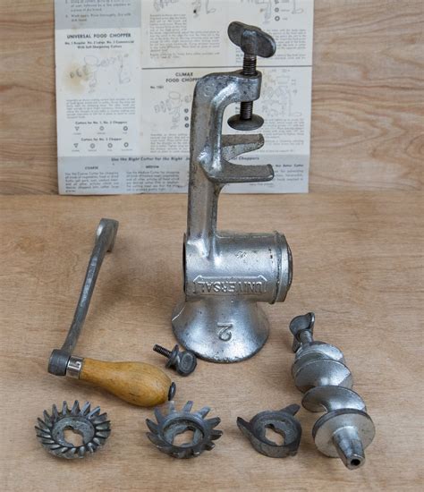 Vintage Cast Iron Meat Food Grinder 2 NEW Universal Choppers Etsy