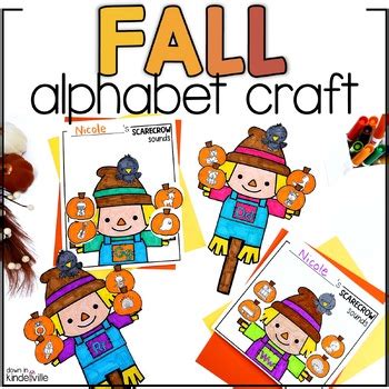 Fall Alphabet Craft | Fall Crafts | Scarecrow Beginning Sounds ...