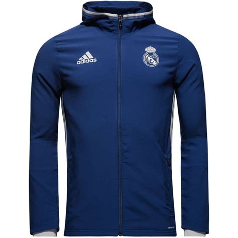 Real Madrid Jakke Presentation Lilla Hvid