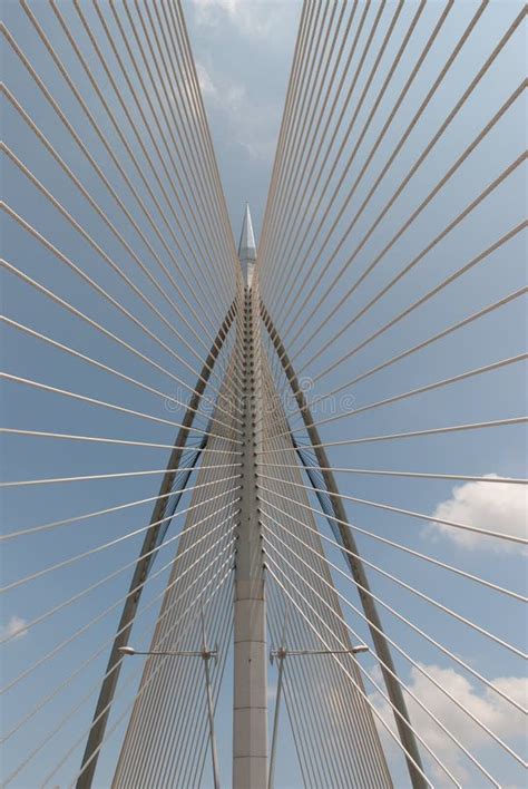 Daylight Scenery View Of Seri Wawasan Bridge Or Putra Bridge In