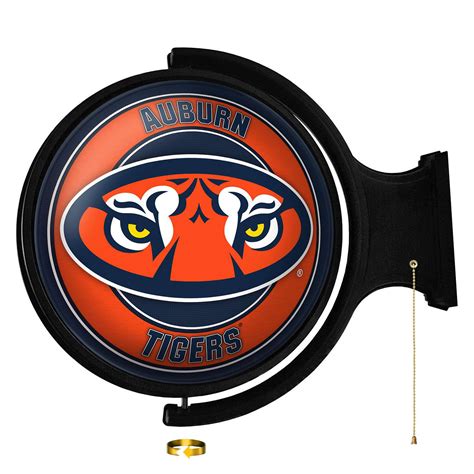 Auburn Tigers: Tiger Eyes - Original Round Rotating Lighted Wall Sign