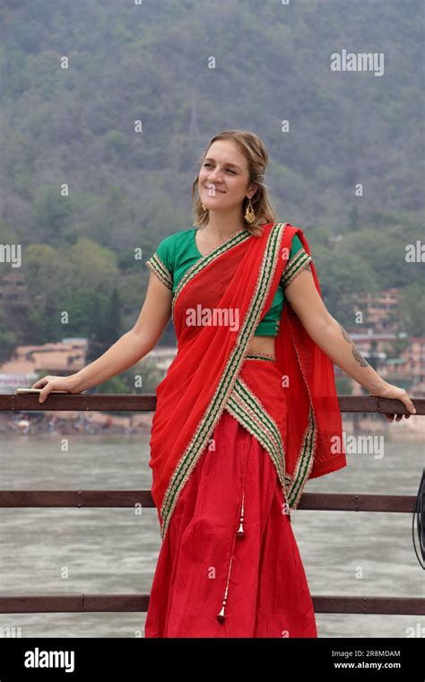 Foreign Women Showing Off Their Beauty In Traditional Indian Costumes