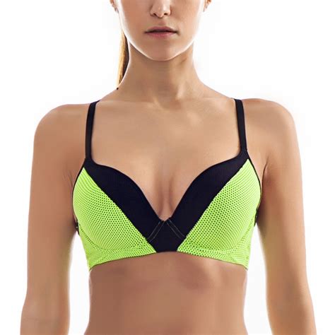 New Push Up Underwire Padded Racerback Fashion Comfort Sports Bra Ebay