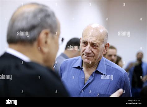 Gerusalemme Maggio Ex Primo Ministro Israeliano Ehud Olmert