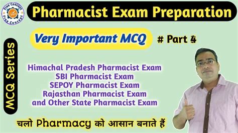 Pharmacist Exam Preparation GPAT Exam Prepatarion Important MCQ 4