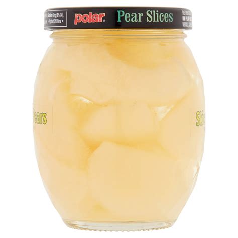 Mw Polar Pear Slices In Light Syrup 10 Oz Jar