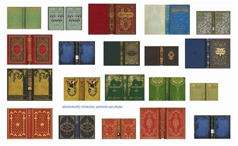 Printable Classic Book Covers Mini