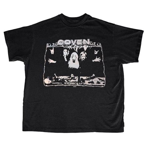 Coven Band T Shirt Rock Band Shirt Witchcraft 1969 Remake Shirt