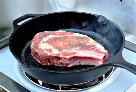 How To Cook A Steak In A Cast Iron Skillet BBQ Grilling