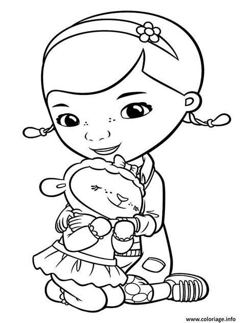 Coloriage Docteur La Peluche Sauve Une Peluche Dessin Docteur Medecin à