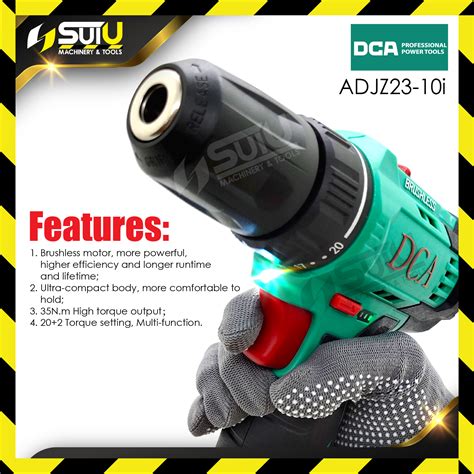 Dca Adjz I Adjz Iz V Nm Brushless Cordless Driver Drill