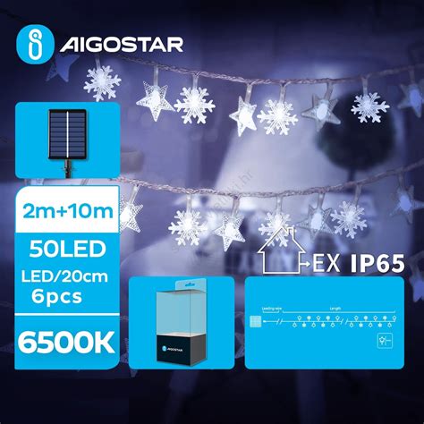 Aigostar Led Solarne Bo I Ne Lampice Xled Funkcija M Ip