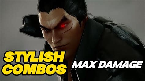 Top Kazuya Max Damage Stylish Combos Youtube