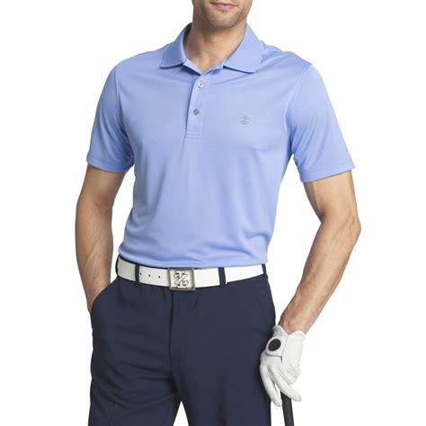 Izod Mens Golf Comfort Stretch Grid Polo Shirt